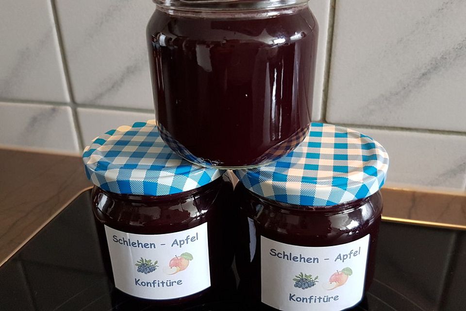 Schlehen - Apfel - Konfitüre