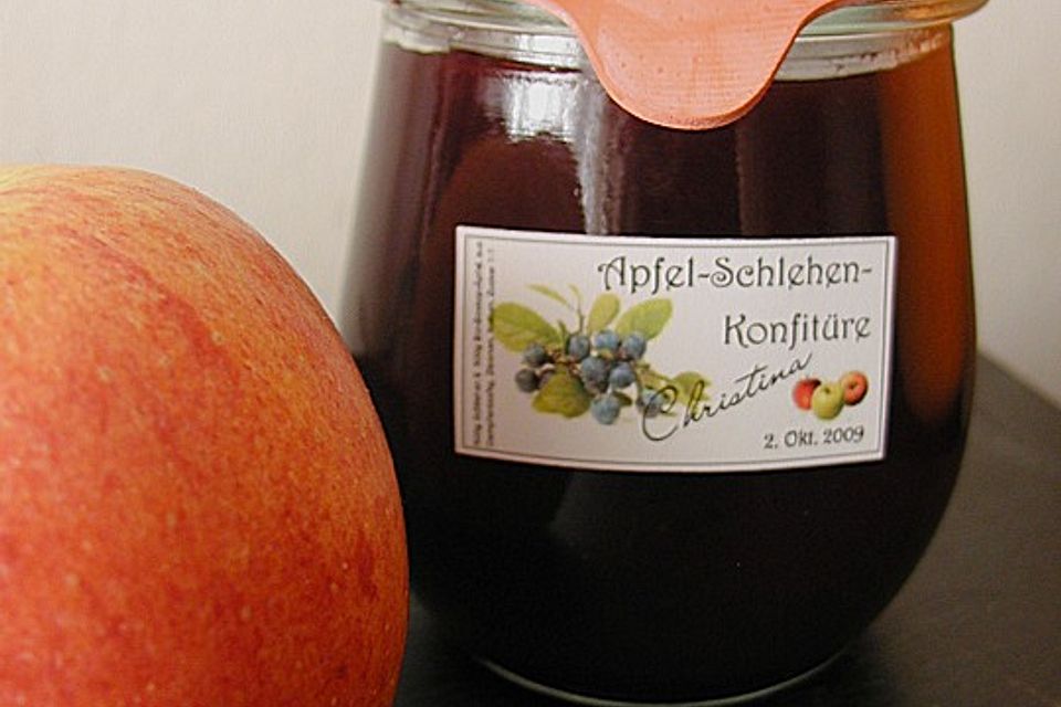 Schlehen - Apfel - Konfitüre