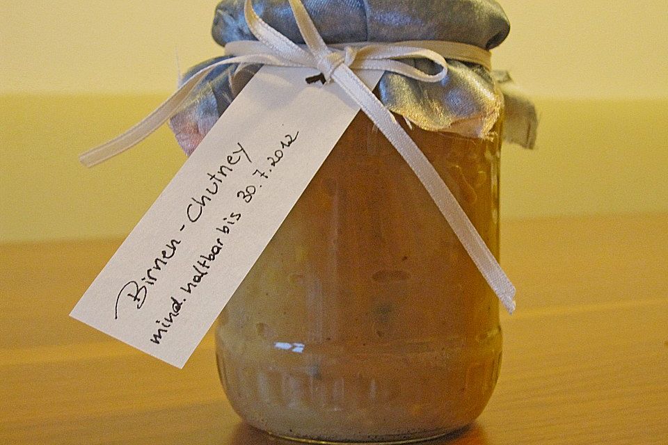 Birnenchutney