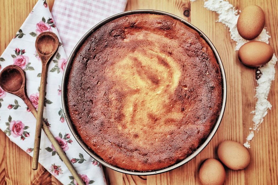 Schnell-Käsekuchen ohne Boden