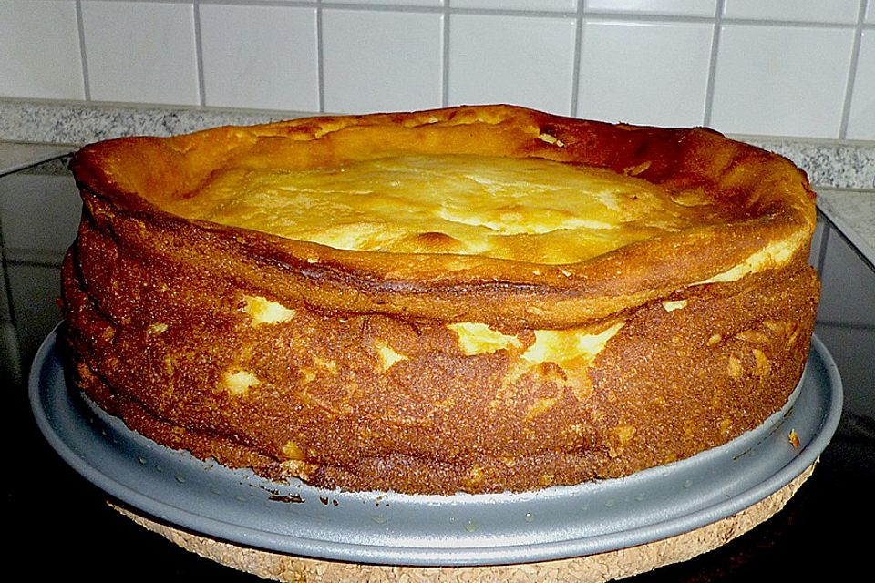 Schnell-Käsekuchen ohne Boden