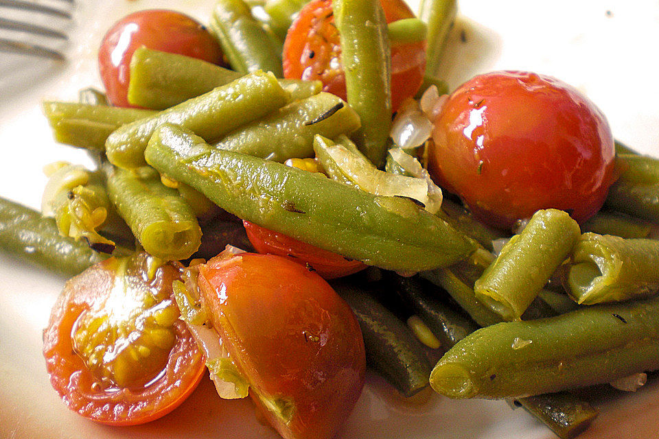 Bohnengemüse mit Tomate