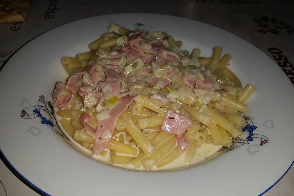 Schinken-Käse-Sahne-Soße