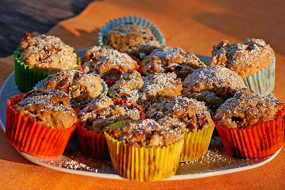 Muffins mit Pflaumen