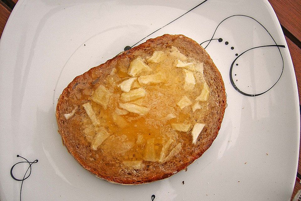 Apfelmarmelade mit Bananen