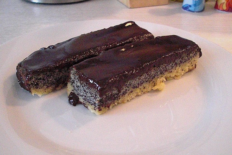 Schoko - Shortbread mit Mohn