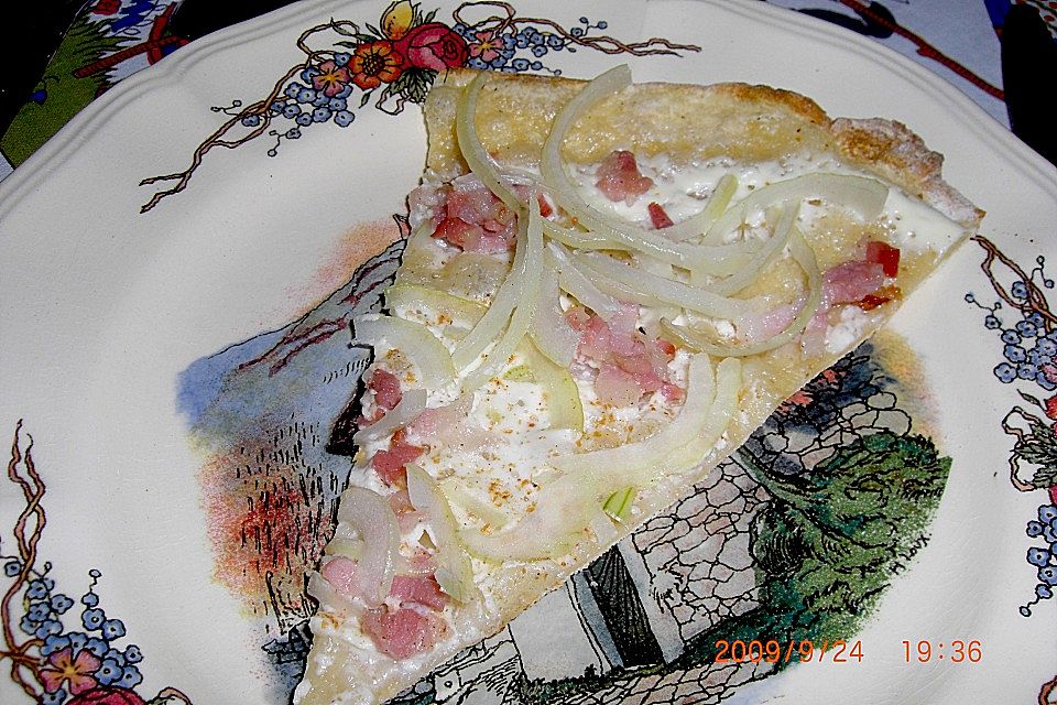 Elsässer Flammkuchen