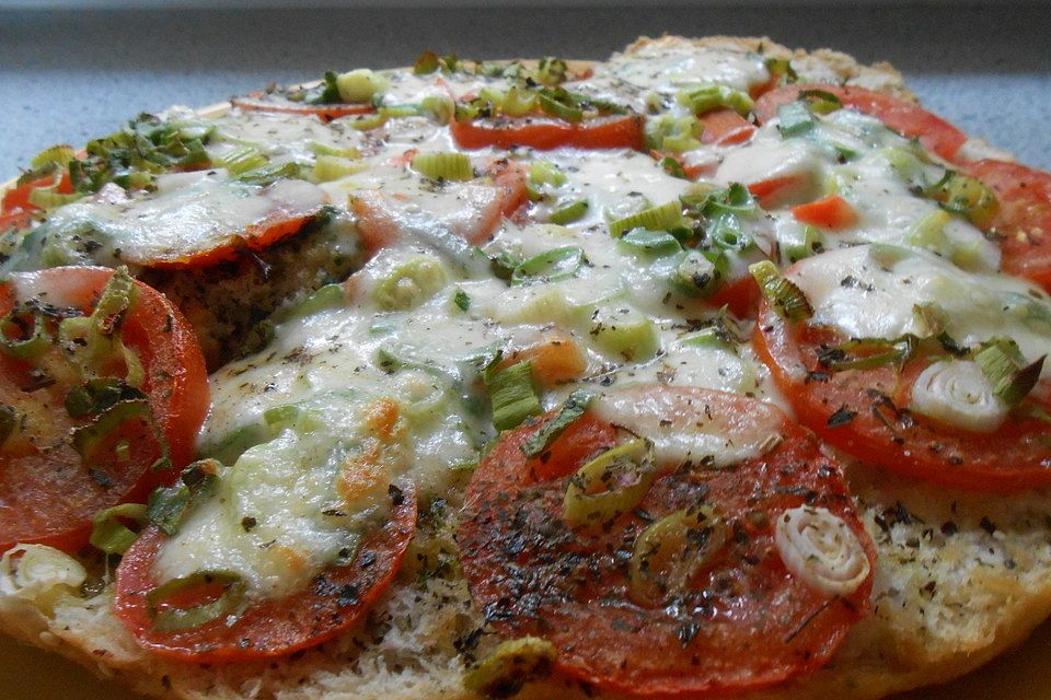 Fladenbrotpizza 'Caprese'