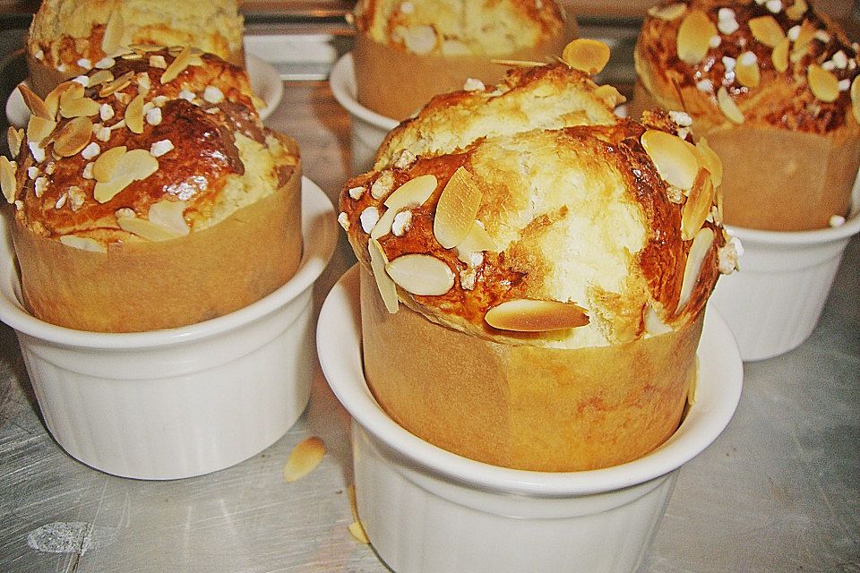 Kleine Panettone mit Manschette