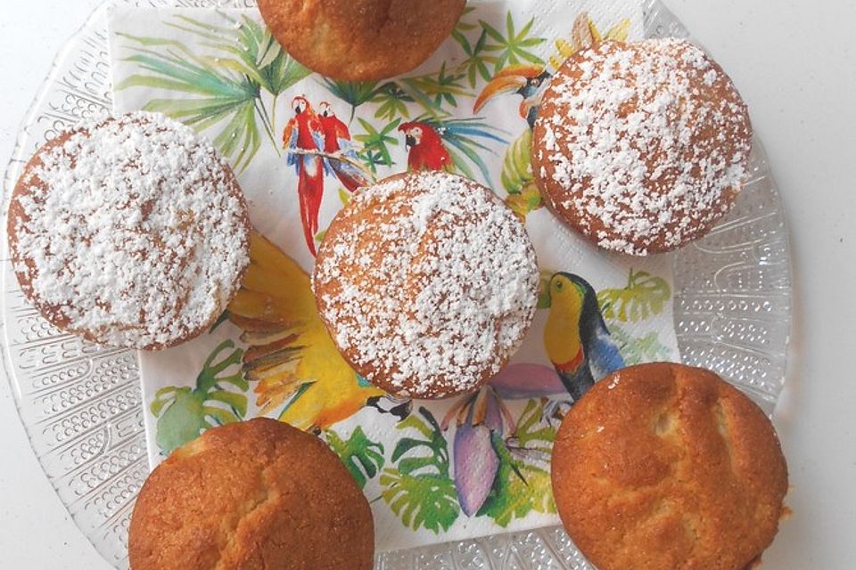 Grieß - Ananas - Kokos Muffins