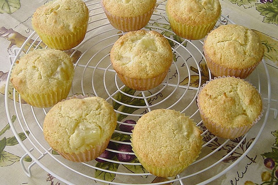 Grieß - Ananas - Kokos Muffins