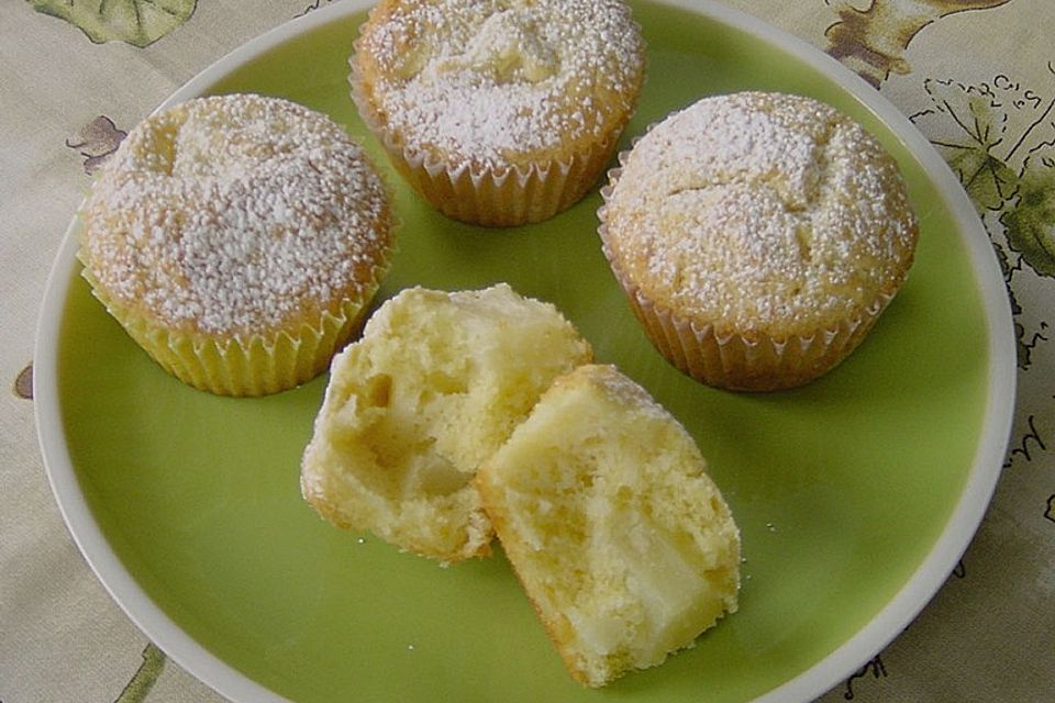 Grieß - Ananas - Kokos Muffins