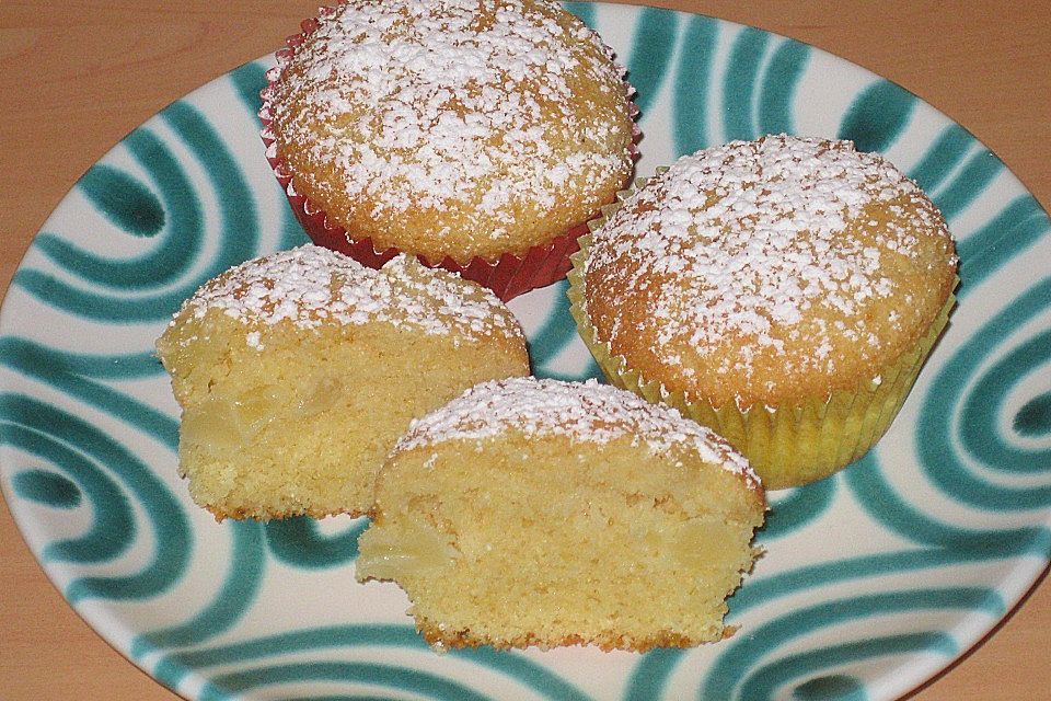 Grieß - Ananas - Kokos Muffins