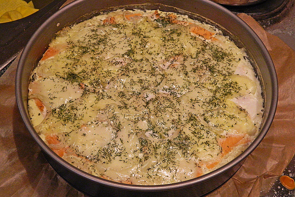 Lachs -  Pizza