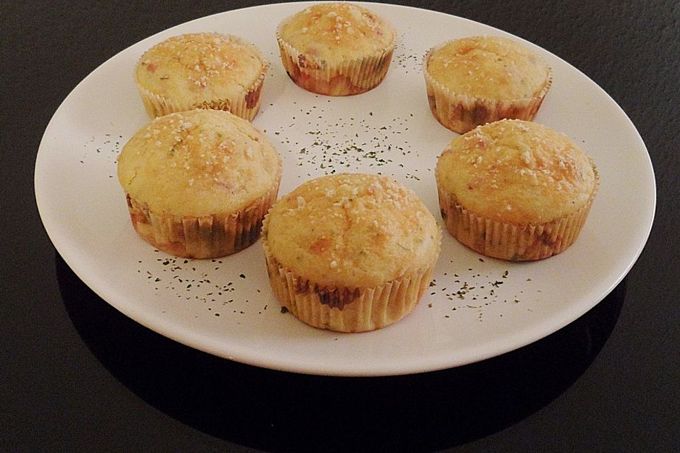 Muffins mit Speck - Zwiebeln