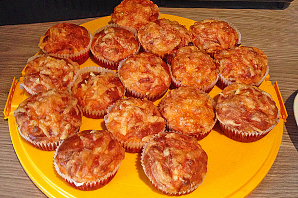 Muffins mit Speck - Zwiebeln