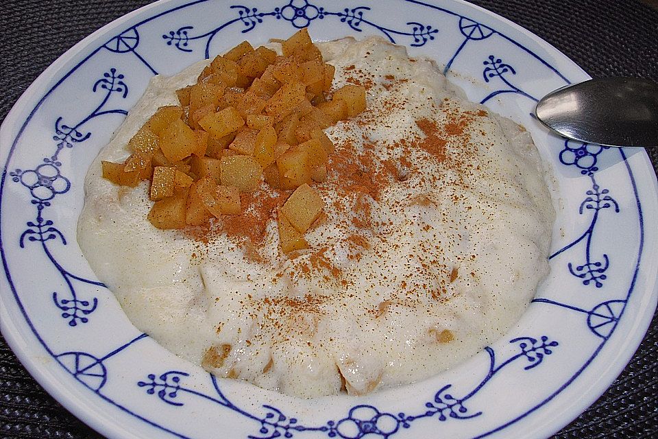 Albertos Milchreis mit Zimtäpfeln