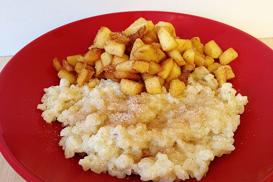 Albertos Milchreis mit Zimtäpfeln