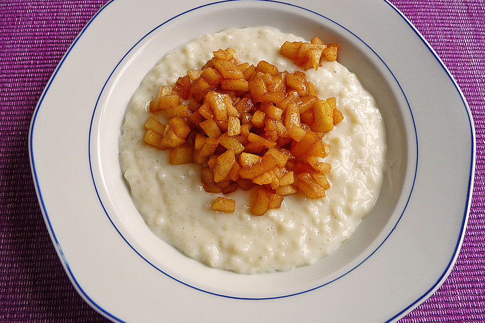 Albertos Milchreis mit Zimtäpfeln