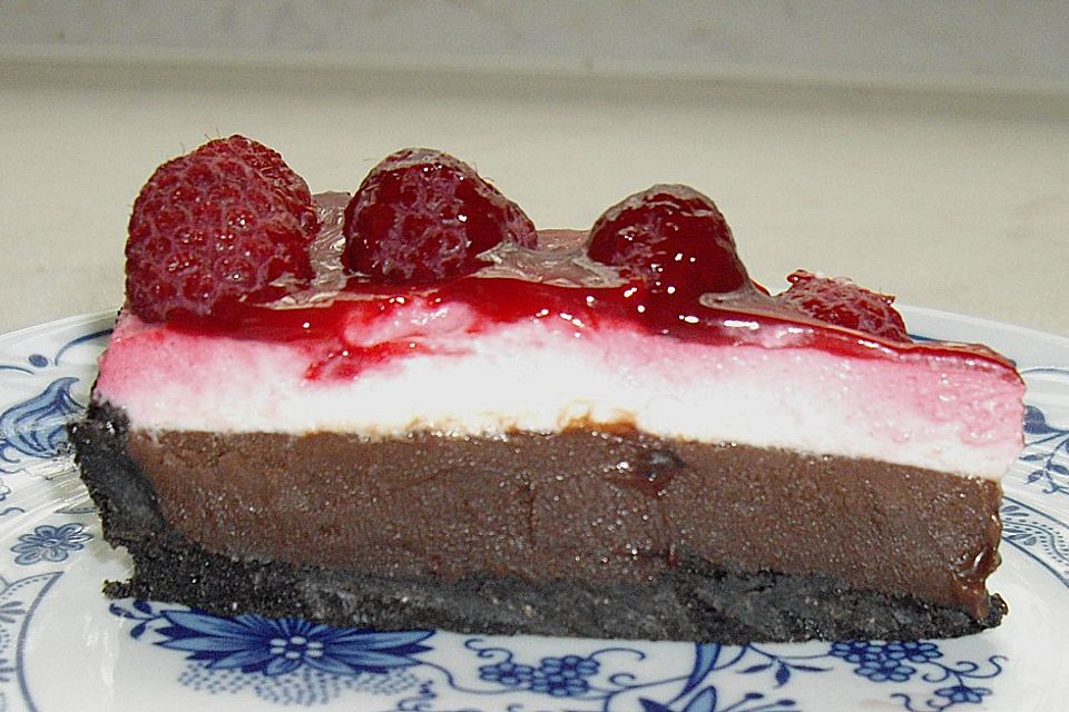 Raspberry Ganache Pie