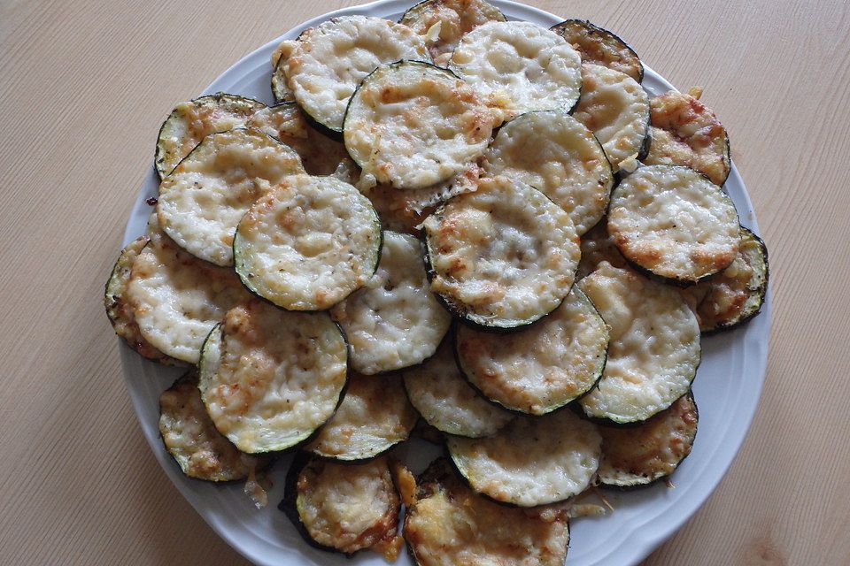 Zucchini mit Parmesan