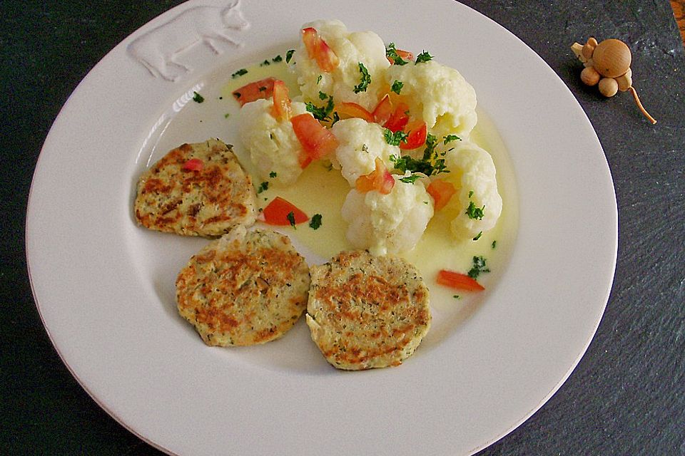 Blumenkohl in Käsesauce