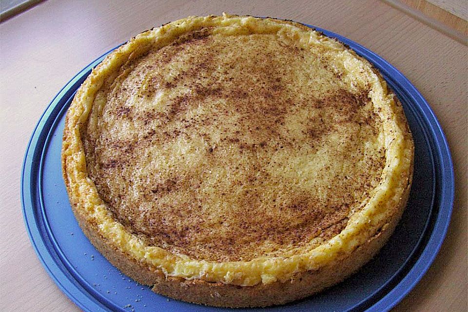 Rahmkuchen mit Mürbeteig