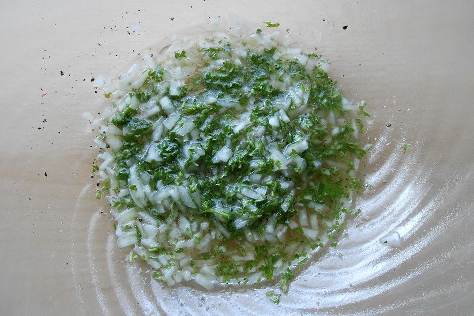 Vinaigrette für Kopfsalate