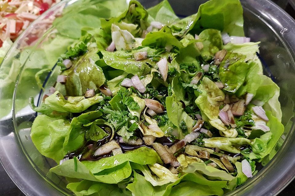 Vinaigrette für Kopfsalate