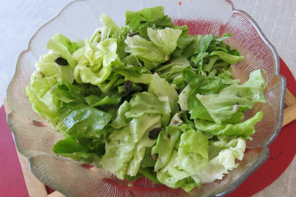 Vinaigrette für Kopfsalate