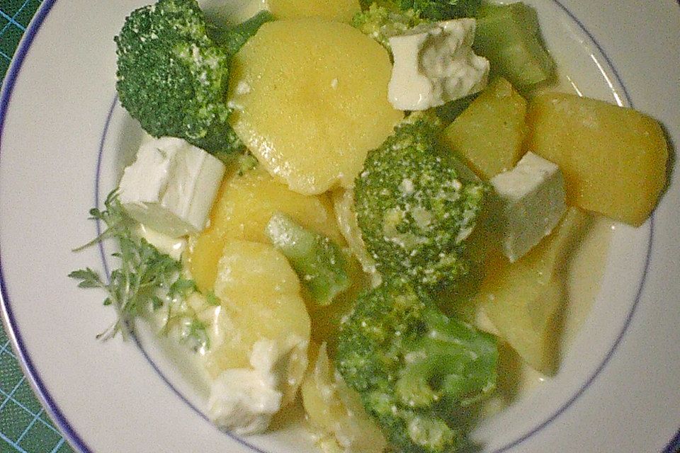 Brokkoli - Feta - Pfanne