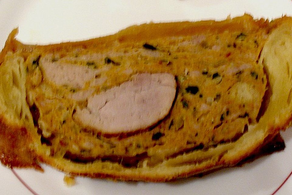 Schweinefilet im Blätterteigmantel