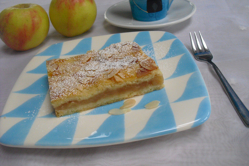 Schneller gedeckter Apfelkuchen