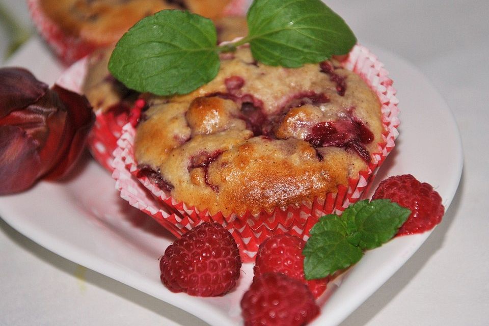 Himbeer - Haferflocken - Muffins