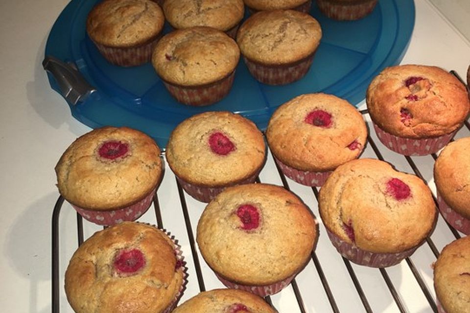 Himbeer - Haferflocken - Muffins