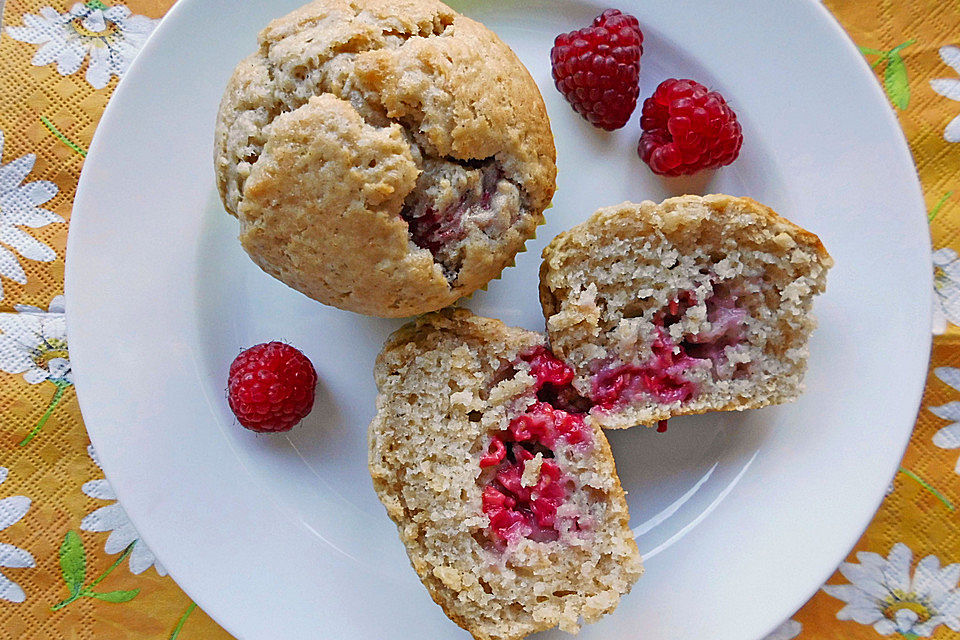 Himbeer - Haferflocken - Muffins