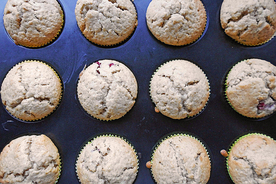 Himbeer - Haferflocken - Muffins