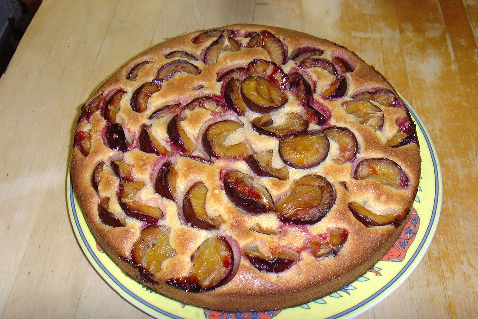 Obstkuchen mit Rührteig