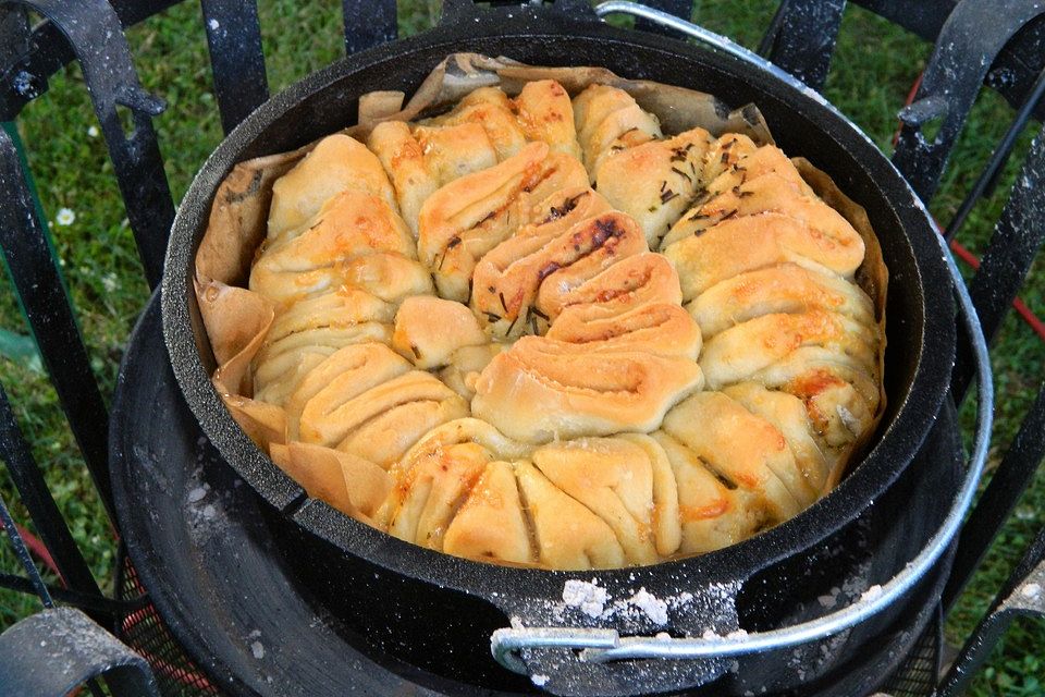 Knoblauch - Faltenbrot