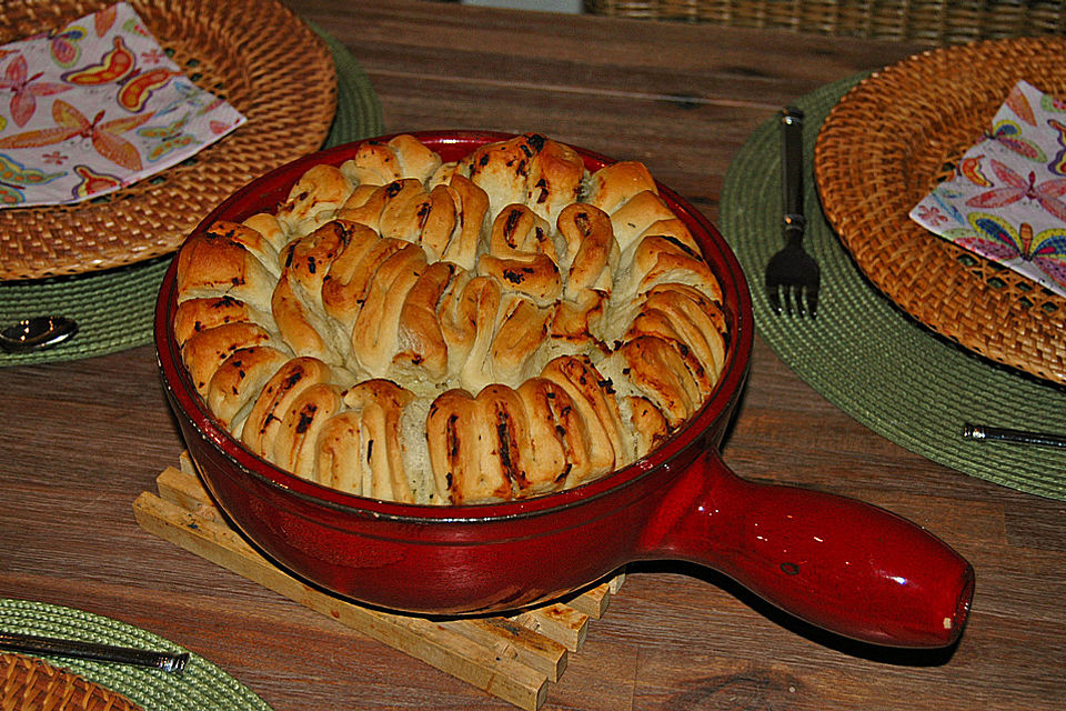 Knoblauch - Faltenbrot