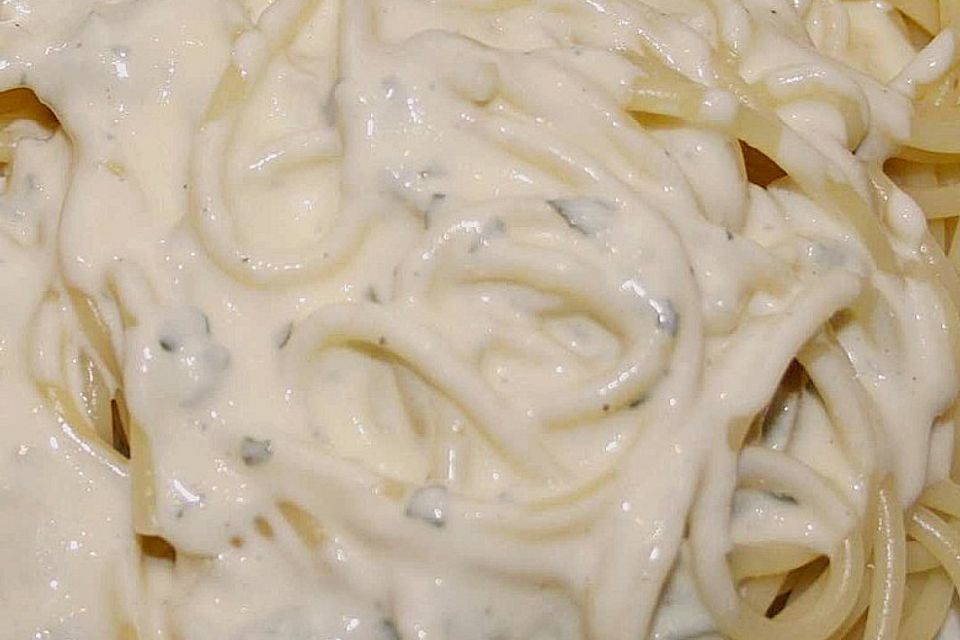 Spaghetti mit Gorgonzolasoße