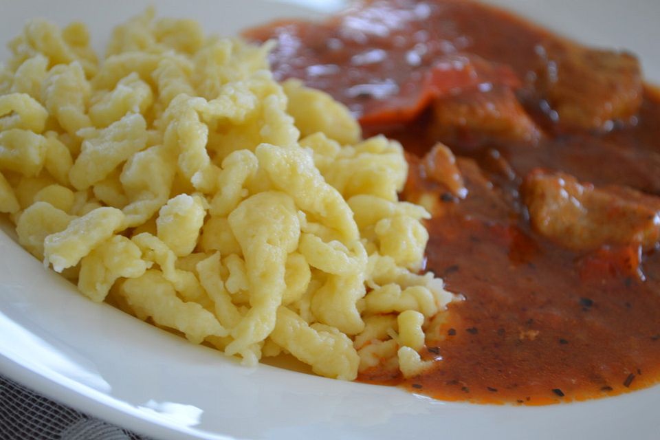 Gulasch im Schnellkochtopf