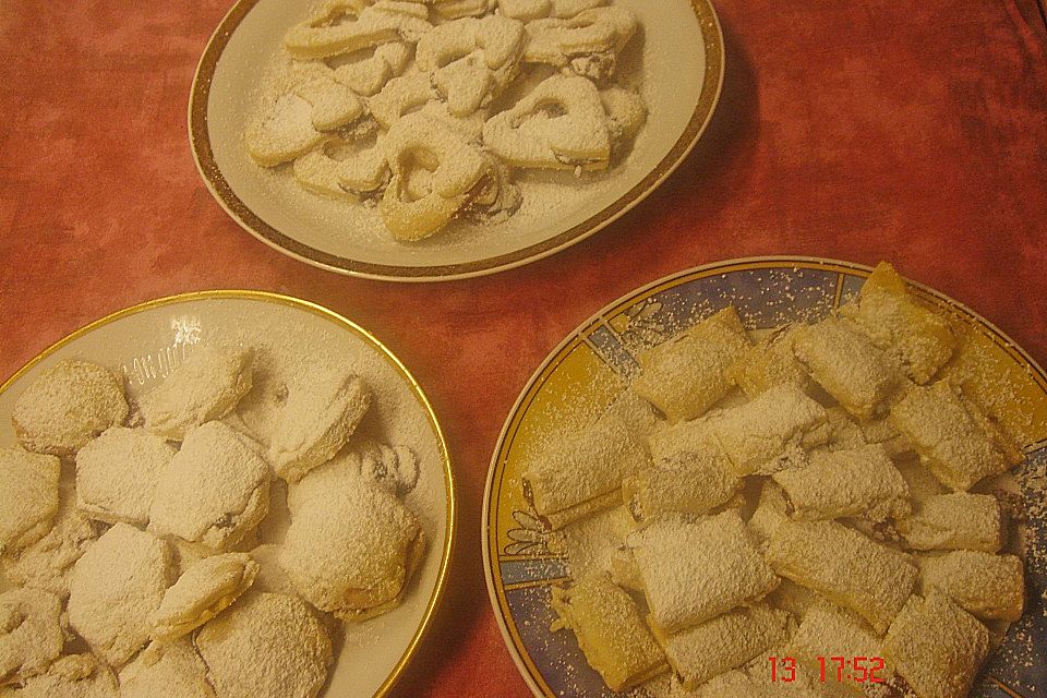 Schlesische Hefeplätzchen mit Marmelade