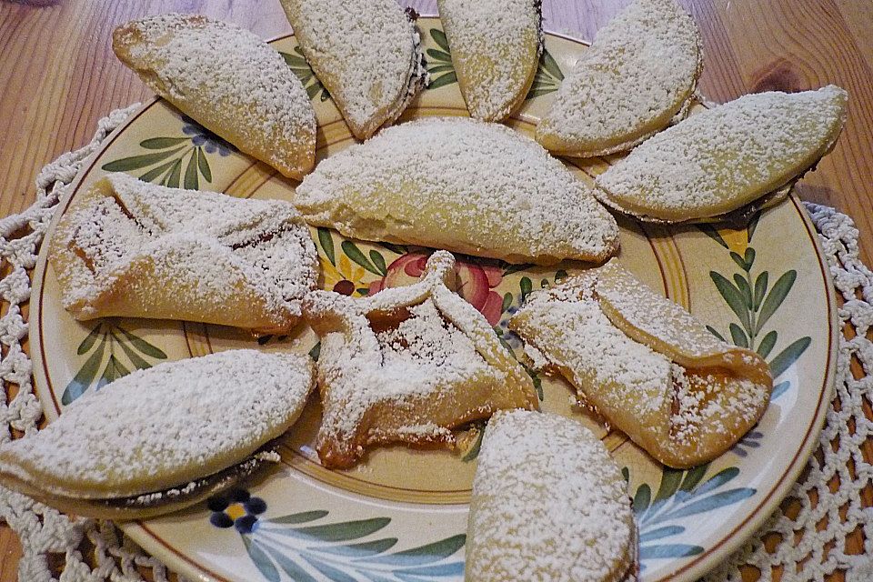 Schlesische Hefeplätzchen mit Marmelade