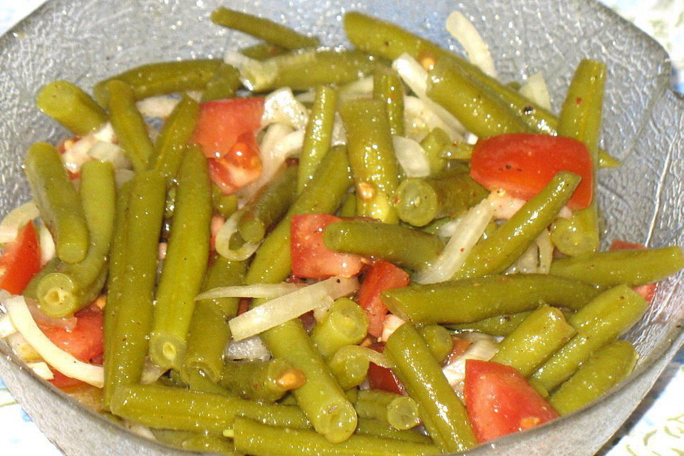 Bohnensalat mit Tomaten