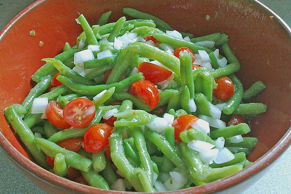 Bohnensalat mit Tomaten