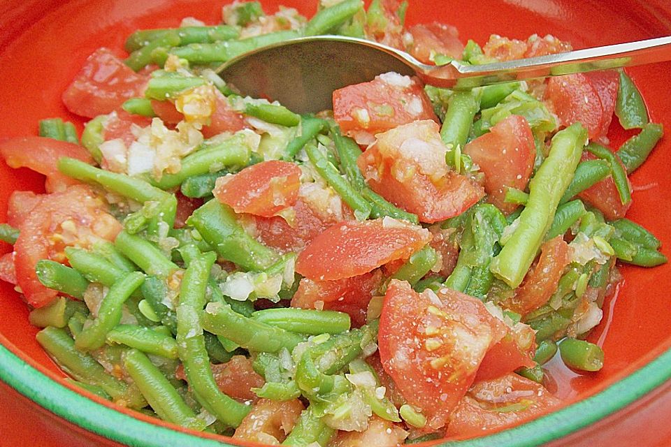 Bohnensalat mit Tomaten