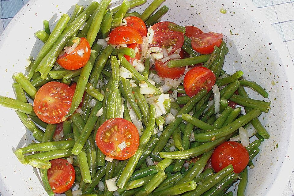 Bohnensalat mit Tomaten