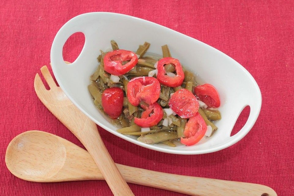 Bohnensalat mit Tomaten