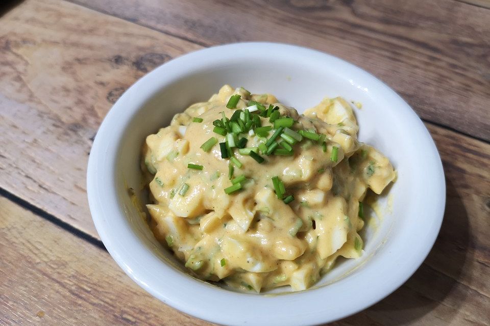 Eiersalat mit Schnittlauch